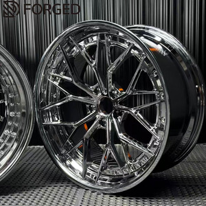 Gude ล้อโครเมียมแบบสองชิ้นปลอมแปลง, 19, 20, 21, 22นิ้วสำหรับนิสสัน GTR R32, Mercedes AMG GT, M3 M4 BMW - Product Image 3