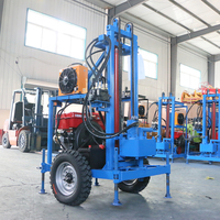 Rig de forage à carottage diamanté pour l'exploration géologique hydraulique, 100, 150, 200 mètres, rig de forage de puits d'eau