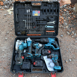 Ensemble d'outils multifonctions 5 pièces avec <span class=keywords><strong>batterie</strong></span> lithium-ion sans balais 20V, boîtier rigide et embouts de perceuse OEM - Product Image 2