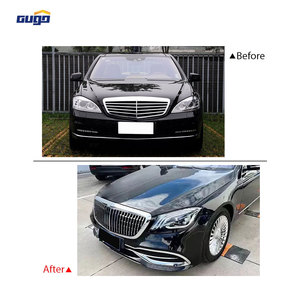 Gugo 2008-2013 Mercedes-Benz S W221 Bodykit Nâng Cấp Để W222 M Mô Hình Điều Kiện Mới Phía Trước & Phía Sau Bumper Fender Benz Bumper Xe Ô Tô - Product Image 2