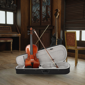 แอสตันวิลลาเครื่องมือวิลลา16 \ "4/4ทำด้วยมือวิลลาไม้สปรูซแข็งไม้ไวโอลินสำหรับผู้ใหญ่พร้อมโบว์ไม้มะเกลือบราซิล - Product Image 1