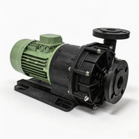 Pompe à eau centrifuge industrielle K AMX-542FGACV-1 2 pouces PP+GF 2 CV pour liquides acides, entraînement magnétique, moteur triphasé 220/380V 430