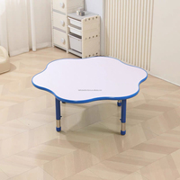 Table pour enfants réglable et durable, ergonomique, en forme de nuage, bureau d'apprentissage préscolaire pour la salle de classe et la maison