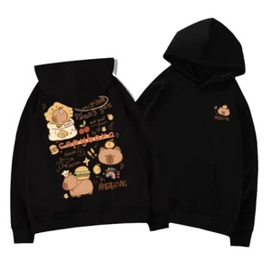 Autunno e inverno nuovo cartone animato stampato orso <span class=keywords><strong>felpa</strong></span> <span class=keywords><strong>con</strong></span> cappuccio giacca alla moda da uomo e <span class=keywords><strong>donna</strong></span> Top All-match - Product Image 5