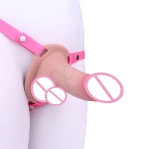 Skin Realistic <b>Dildo</b> Sleeve Reusable Silicone Extender Condom Male Enlargement Delay Soft Penis Cover with Belt Sex Toys for Men - Product Image 5