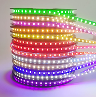 Bande lumineuse LED flexible de type S 2835 SMD, DC12V 24V IP20 120 LED/m 6MM 5m/10m/20m/50m, rouleau de lumières LED pour enseignes lumineuses LED