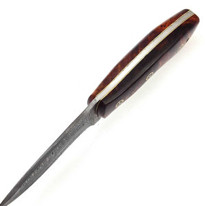 Cuchillo de Caza Profesional de Acero Inoxidable de Primera Calidad con Mango de Madera, Hoja Fija para Exteriores, Camping y Supervivencia - Product Image 3