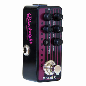 Mooer 009 <span class=keywords><strong>Blacknight</strong></span> préampli numérique préamplificateur avec 3 bandes EQ Delay Reverb effet pédale delay guitare - Product Image 2