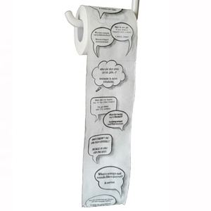 Damon-Papier hygiénique avec mots drô<span class=keywords><strong>les</strong></span> imprimés <span class=keywords><strong>pour</strong></span> salle de bain - Product Image 3