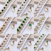 Bagues élégantes XUPING multicolores serties de pierres CZ étincelantes pour femmes, bijoux tendance pour dîner, fournisseur direct d'usine