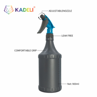 KADELI Brosse en plastique résistante aux produits chimiques de 900 ml pour le lavage de voitures, le detailing, la pose de film teinté pour vitres, l'installation de film PPF et de vinyle