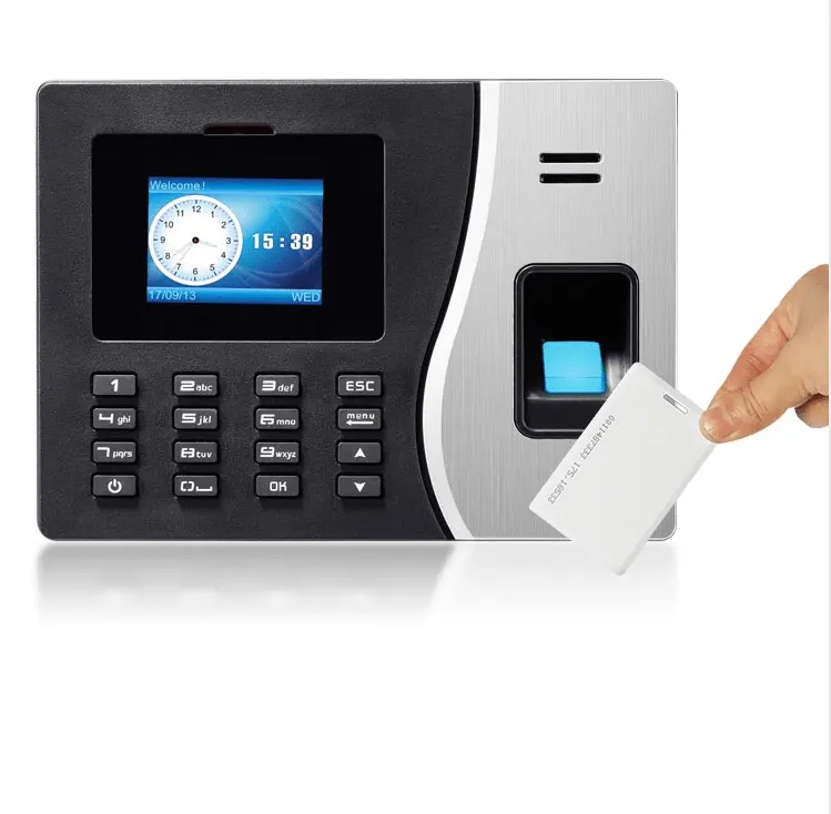 Employee Attendance Machine TiMY Biometric Recording Employee Time Punch Clock Finger Print Attendance Machine With Battery