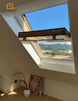 Fenêtres de toit sur mesure, double vitrage, insonorisées, étanches, en aluminium, pour balcon, fenêtre fixe ou fenêtre à battants