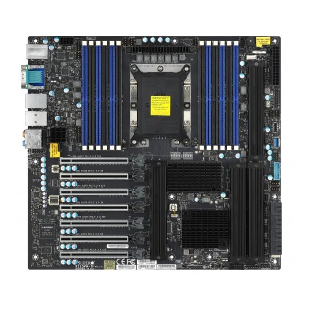 Motherboard X11SPA-T, MBD-X11SPA-T C621 LGA3647 Intel Xeon Scalable LGA3647 SATA M.2 DDR4 IPMI