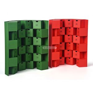 Cajas de Almacenamiento de Cartón FX Drawer, Organizadores Reutilizables para Regalos y Manualidades, Cajones Numerados Multicolores para Calendario de Adviento - Product Image 3