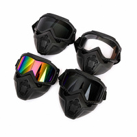 Lunettes de protection de style Harley, résistantes à la poussière et au sable, lunettes tactiques, lunettes de moto tout-terrain, lunettes de casque SEHA31