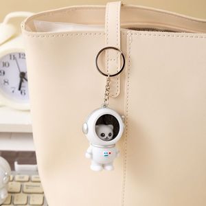Astronaut Bear Night Light Keychain Glowing 3D <b>Cartoon</b> Acrylic Pendant For Couple <b>Backpack</b> Accessory - Product Image 3