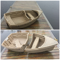 Jof — bateau de pêche en plastique, 2 blocs, en plastique, nouvelle collection, dinhy PE