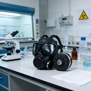 Masque <span class=keywords><strong>à</strong></span> gaz MJ-4003 FMJ05 intégral pour peinture au pistolet, gaz acides, sulfure d'hydrogène, poussière, utilisation directe dans le pétrole, les produits chimiques et la métallurgie - Product Image 4