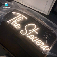 Enseignes en acrylique néon pour décoration de la maison personnalisées enseigne néon à logo pour café-restaurant bar salle de jeux