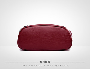 New Women Handbags Messenger Bag Ladies Handbag Triple <b>Zip</b> Pocket Large Crossbody Bag for Women - Product Image 4