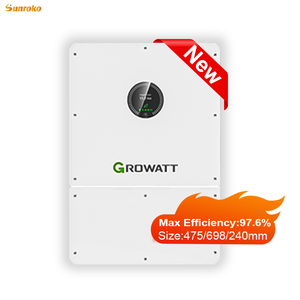 ระบบโซลาร์เซลล์ไฮบริดออลอินวัน Sunroko 5000W 8Kw 10 Kva 12Kw 15Kw ระบบกักเก็บพลังงานแสงอาทิตย์ 3 เฟส ราคาโรงงาน - Product Image 4