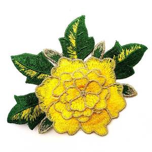 売れ筋商品 3D 多色 高級刺繍 ローズフラワー DIY 装飾用パッチ 花嫁 ウェディングドレス アクセサリー - Product Image 4