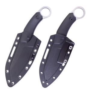 Hazır stok keskin yüksek sertlik Bush Craft bıçak avcılık kamp açık bıçak taktik sabit bıçak bıçak kılıf ile - Product Image 5