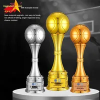 Trophée de basketball, de football, personnalisé, village, champion BA, or, argent, bronze, créatif, extra large, trophée de compétition sportive