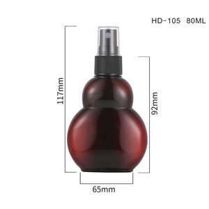 HD-105 Flacon pulvérisateur en forme de gourde marron de 80 ml pour distributeur de savon liquide - Product Image 4