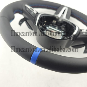 Nuevo Producto, Volante Deportivo con Franja Azul Superior para BMW Serie 5 F30 F10 F32 F90 F80 F82 F87 - Product Image 2