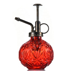 Bottiglia di vetro dello spruzzo di Mister della pianta di forma del diamante 240ml con la pompa superiore Bronzy - Product Image 5