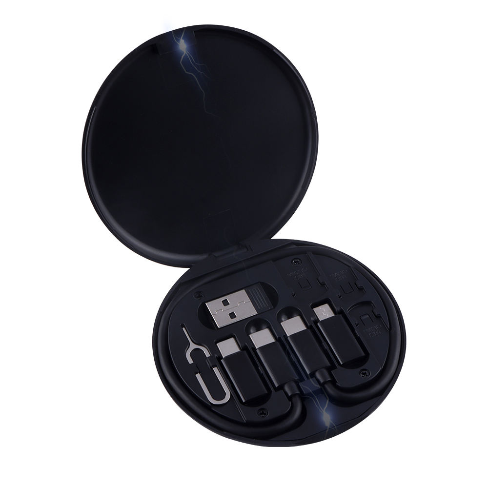 Noir 60W Charge Rapide Câble de Charge Multi