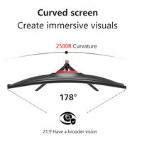 40 pulgadas 21:9 5K PC Gaming Monitor LED LCD 120HZ IPS Panel 1ms HDR600 Sync Computer Ultra Wide Monitor Gaming
