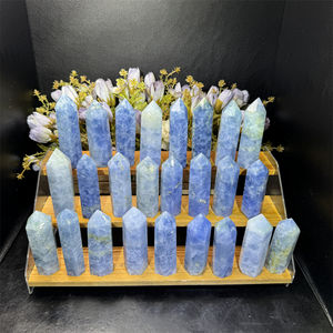 Groothandel Kristallen Ambachten Natuurlijke Blauwe Calciet Punten Helende Stenen Voor Huisdecoratie - Product Image 1