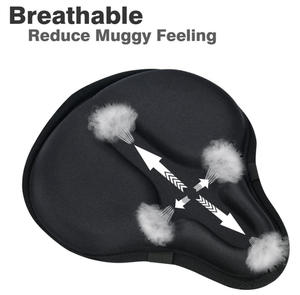 Funda de asiento de <span class=keywords><strong>bicicleta</strong></span> para hombre y mujer, cojín acolchado de Gel de espuma, C6 - Product Image 6