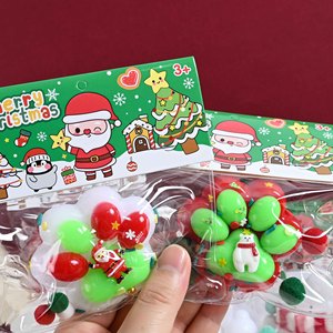 Jouet anti-stress de Noël en forme de gaufre et de beignet, simulation alimentaire personnalisée, unisexe, en EVA souple, à presser, cadeau de vacances - Product Image 3