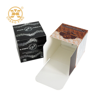 Boîte d'emballage d'encens personnalisée imprimée, boîte en papier gaufré avec feuille d'aluminium, design de luxe écologique pour la promotion de la marque