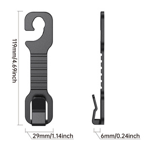 Shunwei Hot Selling <b>Car</b> Convenience Multi-Purpose Rear Headrest Hooks <b>Car</b> <b>Interior</b> Accessories Universal <b>Car</b> Hooks - Product Image 2