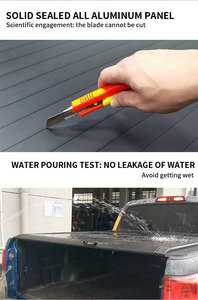 Couverture de <span class=keywords><strong>coffre</strong></span> manuelle en alliage d'aluminium imperméable de haute qualité pour ISUZU Dmax - Product Image 2