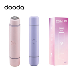 Recortadora de Bikini para Mujer 2 en 1, Depiladora Corporal y de Bikini de Doble Cabezal, Recortadora Eléctrica de Bikini Impermeable e Indolora - Product Image 1