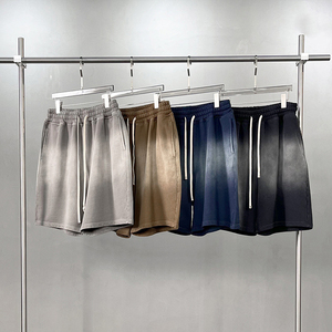Pantalones cortos de algodón lavados con ácido a la moda para hombre - Product Image 4