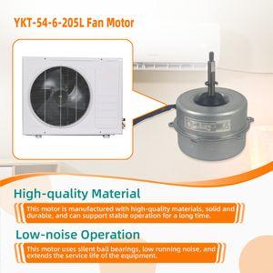 <span class=keywords><strong>Motor</strong></span> de Ventilador de CA YKT-54-6-205L para Aire Acondicionado de Habitación, Uso Doméstico, CA 220-240V 50/60Hz 0.54A 54W 890 RPM - Product Image 4