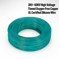 Cable de Silicona UL3239 26 AWG 0.14mm² Flexible de Cobre Estañado 3KV-60KV de Alto Voltaje para Cableado Interno de Robots Médicos