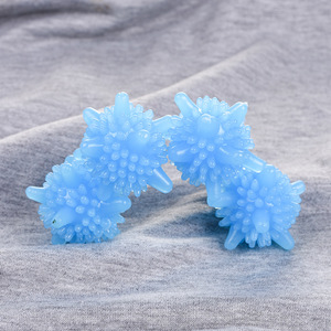 Boule de lavage en plastique, boule de nettoyage écologique pour lavage en machine, anti-emmêlement, élimination des taches, couleur aléatoire - Product Image 2
