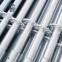 Échafaudage mobile en alliage d'aluminium et acier haute résistance pour chantiers intérieurs et extérieurs