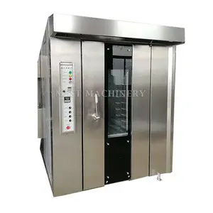 Horno giratorio de 32 bandejas, equipo comercial para hornear galletas, para pan