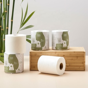 Venta caliente México papel higiénico para papel higiénico 2 capas bebé suave Henrich bambú virgen pulpa de madera tejido - Product Image 2