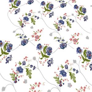 Tela de Malla 3D de Poliéster Transpirable, con Flores Bordadas Brillantes, Lentejuelas, Tul Pesado, Encaje Fino, Bordado para Bodas - Product Image 3