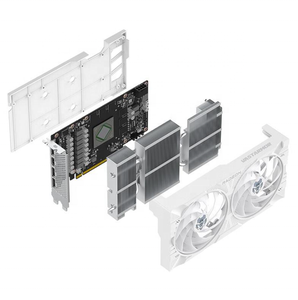 Vastarmor RX <span class=keywords><strong>6750</strong></span> GRE 10G พัดลมโลหะสีขาวระบายความร้อนด้วยการ์ดแสดงผลวิดีโอ GDDR6 10GB Radeon RX <span class=keywords><strong>6750</strong></span> GRE GPU สำหรับเดสก์ท็อปเกม - Product Image 3